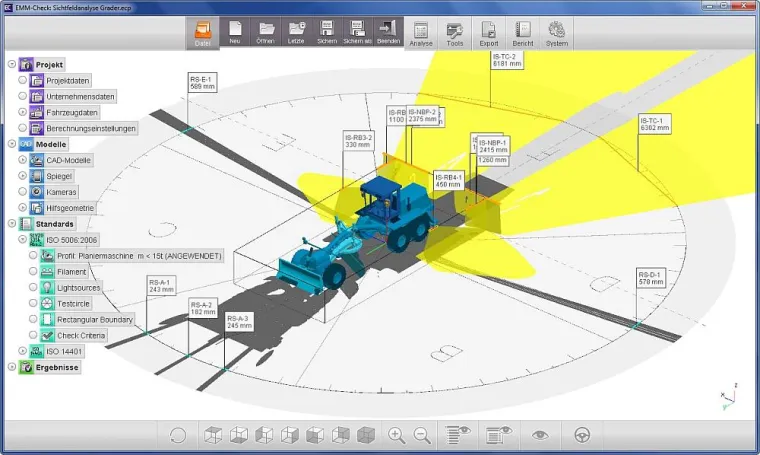 Bild: Sichtfeldanalyse mit EMM-Check – Aufbruch in die dritte Dimension