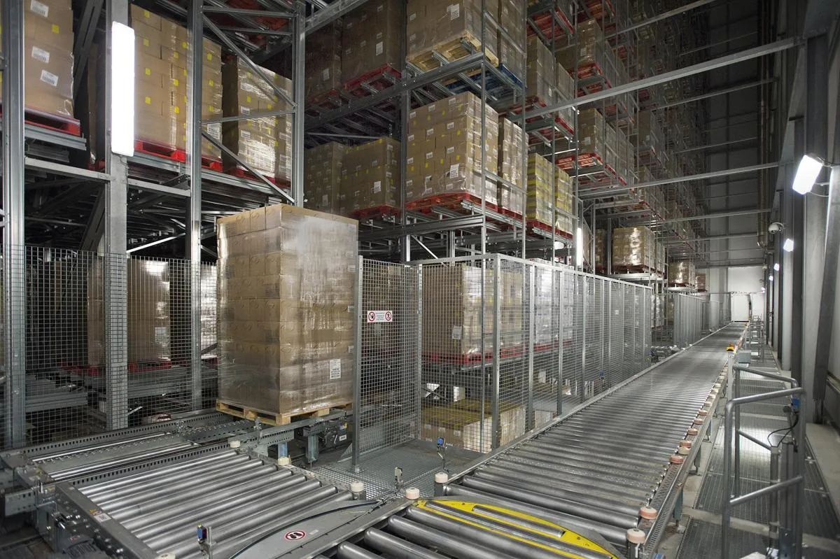 Zum vierten Mal installiert Dematic ein vollautomatisches Hochregallager bei Agristo. (Foto:Dematic)