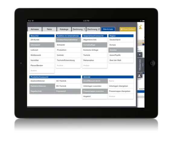 Bild: SIC! Software entwickelt iPad Messe-Applikation für Ziehl-Abegg