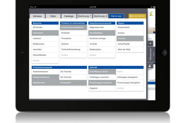 SIC! Software entwickelt iPad Messe-Applikation für Ziehl-Abegg Bild: SIC! Software entwickelt iPad Messe-Applikation für Ziehl-Abegg