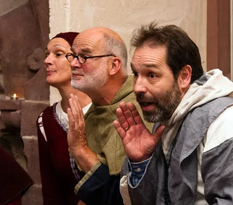 Wie klingt ein Weltkulturerbe? Erzählkonzert im Nationaldenkmal Burg Gamburg Bild: Wie klingt ein Weltkulturerbe? Erzählkonzert im Nationaldenkmal Burg Gamburg