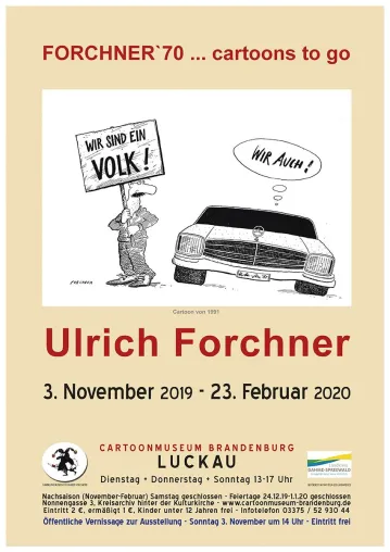 Bild: Noch ein Klassiker im Cartoonmuseum zum Jahresausklang