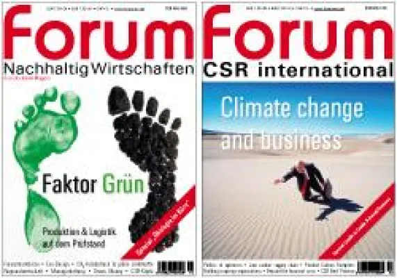 Bild: CSR auf 224 Seiten – Neue Ausgaben von forum Nachhaltig Wirtschaften und CSR international sind erschienen.