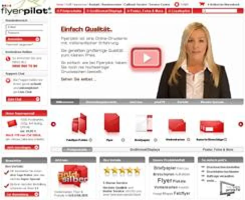 Bild: Online-Druckerei Flyerpilot räumt auf: neue Startseite und mehr Kundenservice