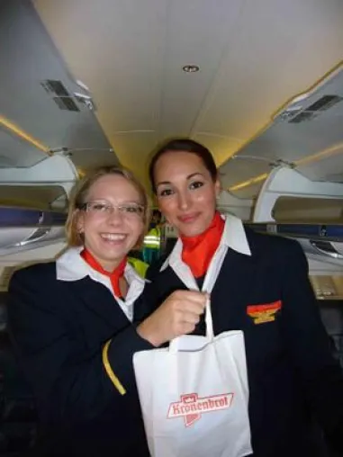 Bild: Fit for Take-Off: Gesundheitskampagne von Kronenbrot und Eurowings