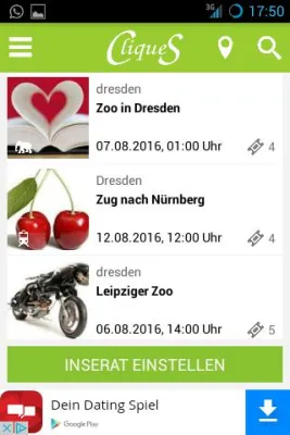 „Cliques App“ Gemeinschaften gründen für Gruppenticketrabatte Bild: „Cliques App“ Gemeinschaften gründen für Gruppenticketrabatte