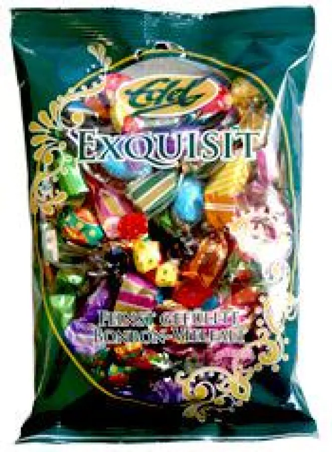 Der neue 350g Beutel Edel Exquisit: Feinst gefüllte Bonbon-Vielfalt