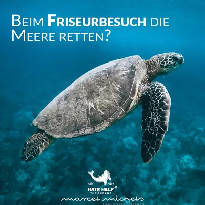 Bild: Friseur Marcel Michels aus Bonn unterstützt „HAIR HELP the Oceans“