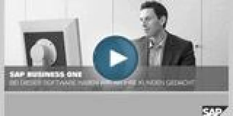 Bild: SAP Business One erleben – Produktfilm zeigt Kernfunktionen der Unternehmenssoftware für den Mittelstand