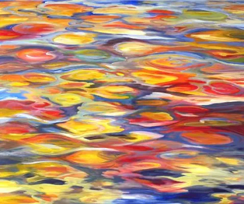 Bild: fiftyfifty versteigert handsignierten Kunstdruck „Herbstlichter“ von Susett Heise