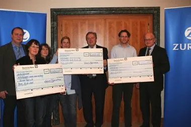 Bild: Zurich Mitarbeiter spenden für den guten Zweck