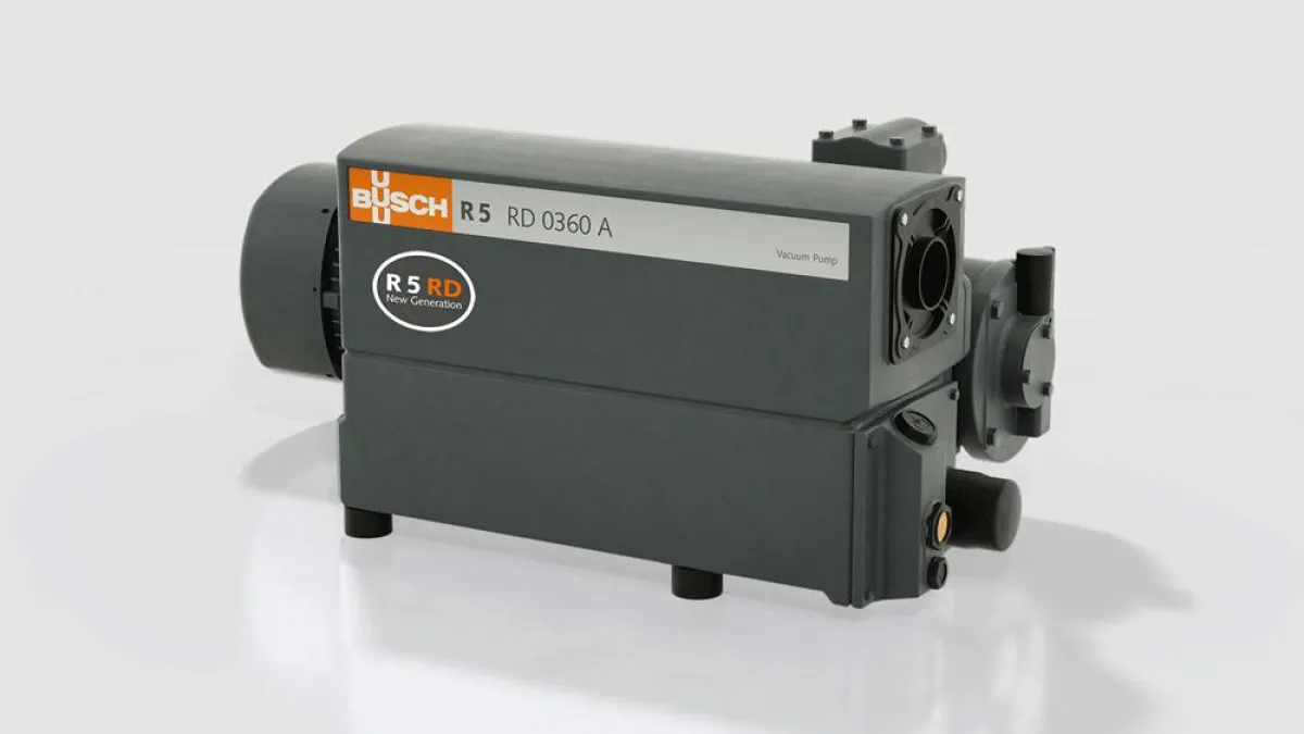 Die neue Drehschieber-Vakuumpumpe R 5 RD 0360 A ist erstmals auf der IFFA in Frankfurt zu sehen