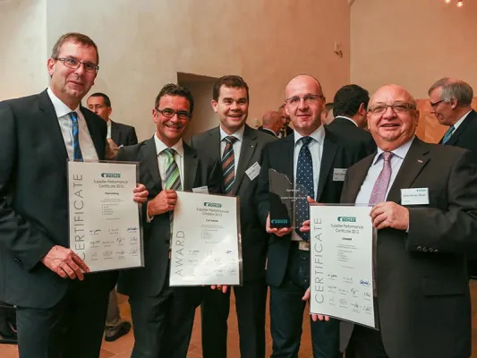 Bild: „Supplier Performance Award“ für LOHMEIER