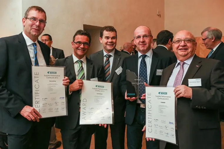 Bild: „Supplier Performance Award“ für LOHMEIER