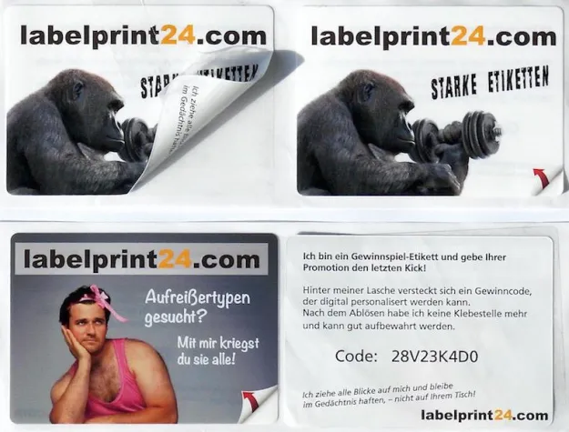 Bild: Labelprint24 druckt Sandwichetiketten auch rein digital