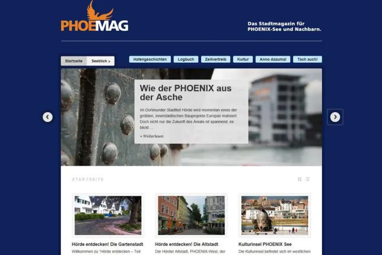 phoemag: INTERBODEN startet zweites digitales Stadtmagazin in Dortmund Bild: phoemag: INTERBODEN startet zweites digitales Stadtmagazin in Dortmund