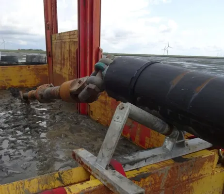 HanseWerk-Tochter SH-Netz schließt Bohrungen für neue Seekabel nach Föhr, Oland und Langeneß erfolgreich ab Bild: HanseWerk-Tochter SH-Netz schließt Bohrungen für neue Seekabel nach Föhr, Oland und Langeneß erfolgreich ab