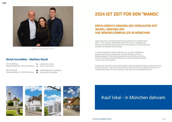 Bild: Marktbericht 2024: Immobilienpreise in München und den umliegenden Stadtteilen