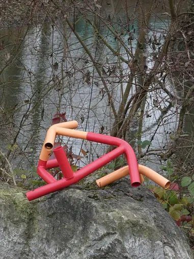 Bild: Skulpturenweg an der Düssel