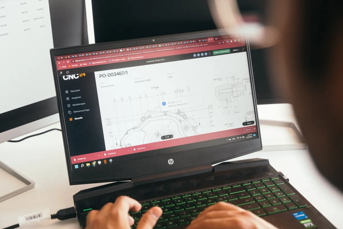 CNC24 führt Zeichnungsservice ein (© CNC24 GmbH)