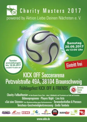 Charity Masters 2017: Benefizfußballturnier in Braunschweig Bild: Charity Masters 2017: Benefizfußballturnier in Braunschweig