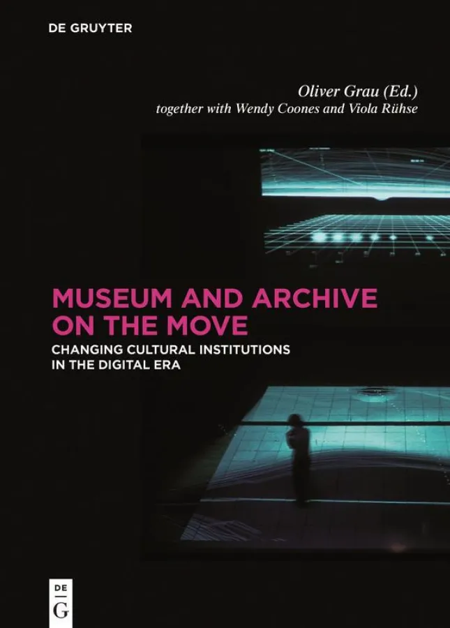Buchcover Museum and Archive on the Move (Cover Illustration: Seiko Mikami, Gravicells, 2004)