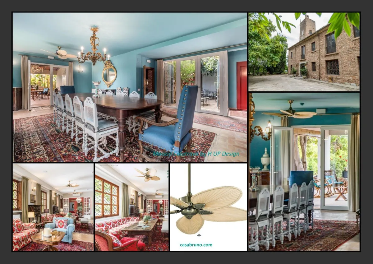 Romantikhotel Maison Calatrava ausgestattet mit Casa Bruno Ventilatoren