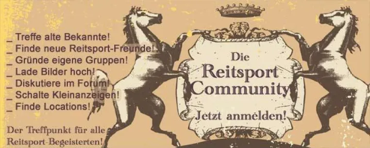 Der neue Treffpunkt für Reitsportler im Internet Bild: Der neue Treffpunkt für Reitsportler im Internet