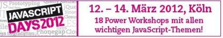 Bild: JavaScript Days 2012