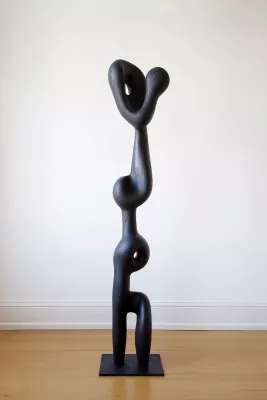 Bild: "Hans Steinbrenner: Skulptur und Malerei" in der Galerie Scheffel, Bad Homburg
