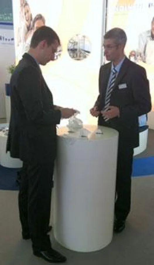 Messeauftritt Nölken- Lionel Hervet