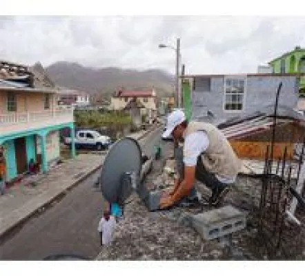 Eutelsat unterstützt den Einsatz des ETC bei weltweiten Katastrophenfällen Bild: Eutelsat unterstützt den Einsatz des ETC bei weltweiten Katastrophenfällen