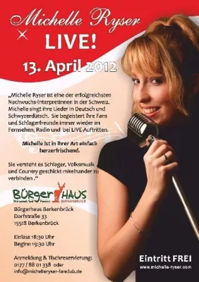Bild: Endspurt zum Michelle-Ryser-Fantreffen im April