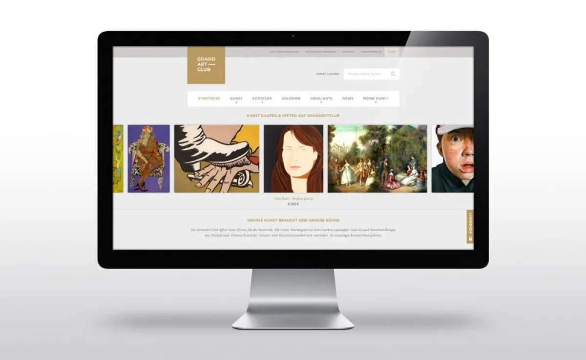 Startseite von www.GrandArtClub.com