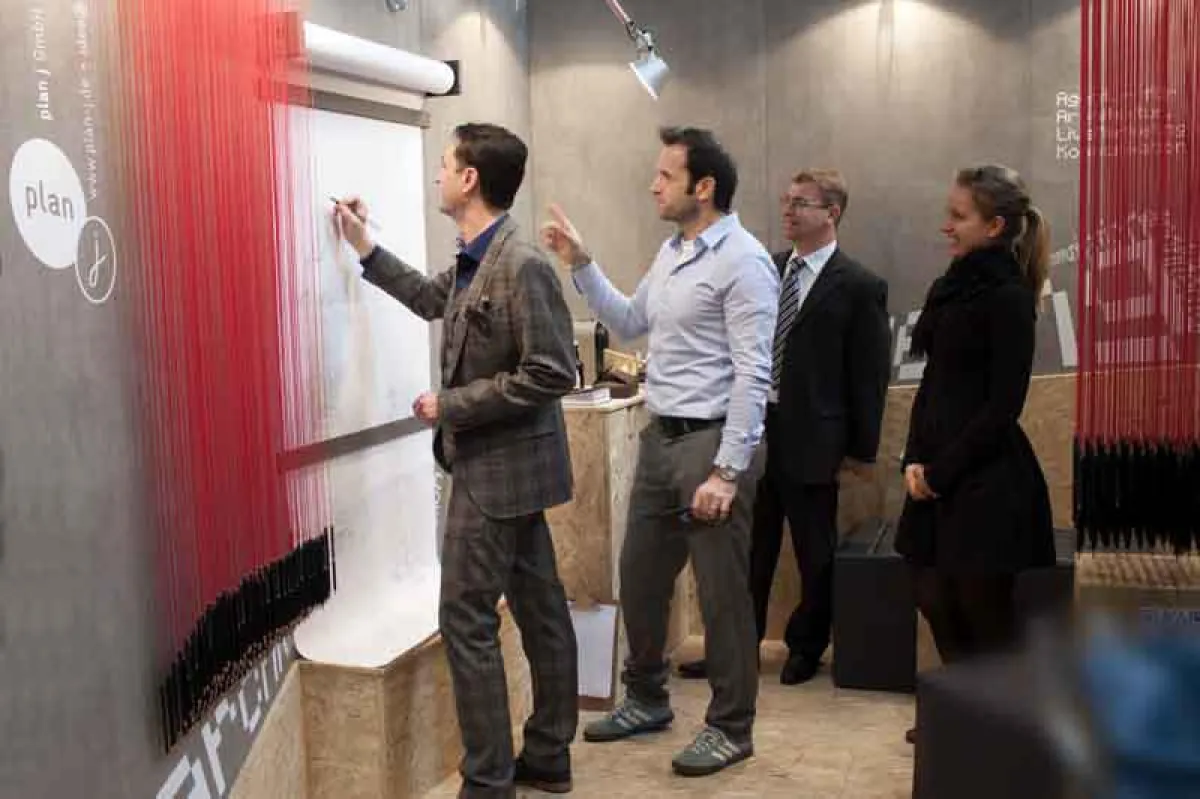 Auftritt von plan-j auf der Euroshop 2014 (Foto: plan-j)