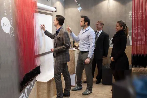 Bild: plan-j begeisterte mit kreativen Ideen auf der Euroshop 2014