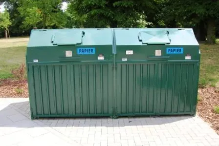 Bild: Müllplätze "einzäunen" - ohne Zaun