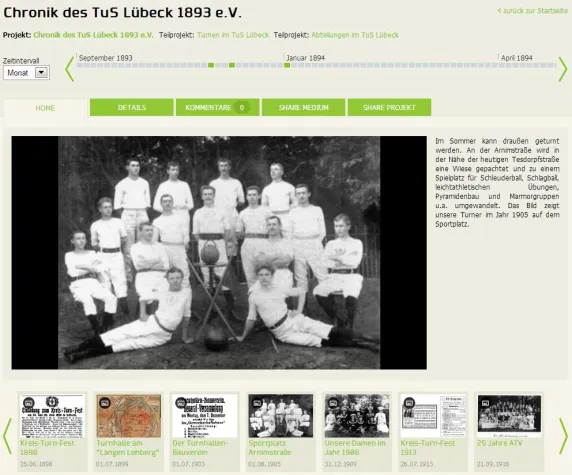 MMYTIMEWALK – Zeitleisten für den Unterricht webbasiert erstellen Bild: MMYTIMEWALK – Zeitleisten für den Unterricht webbasiert erstellen