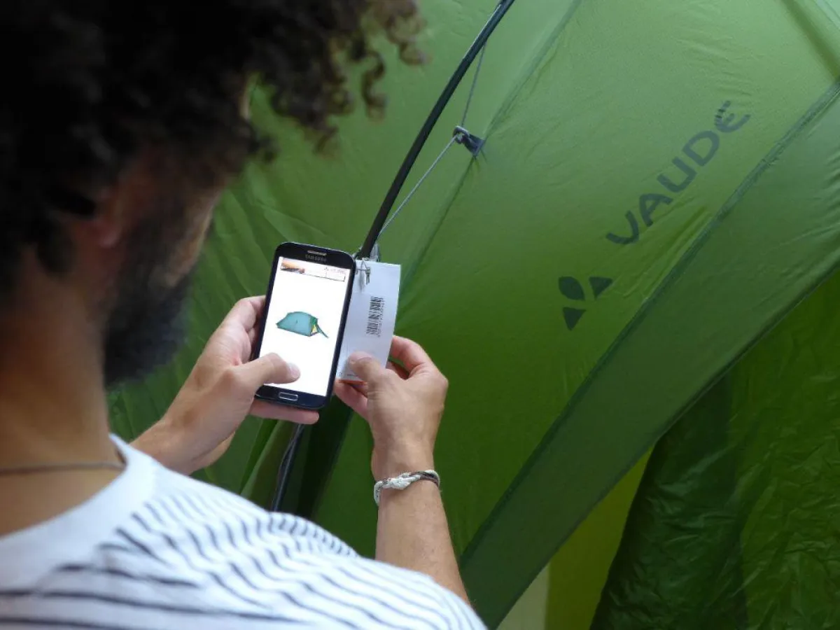 VAUDE: Loadbee Anwendung am POS