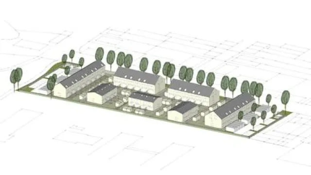 Bild: Deutsche Reihenhaus AG baut erstes Projekt in Andernach: Vertrieb für Wohnpark „Alte Kaserne“ ist gestartet
