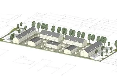 Bild: Deutsche Reihenhaus AG baut erstes Projekt in Andernach: Vertrieb für Wohnpark „Alte Kaserne“ ist gestartet