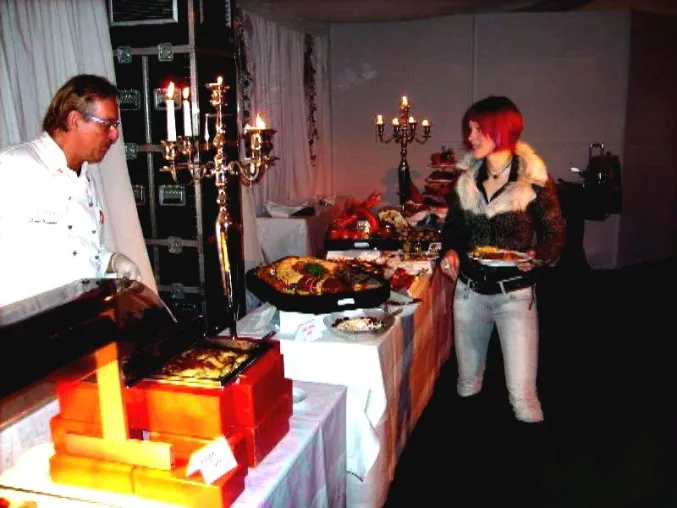 Bild: Gourmet Wagner und der E.ON Ruhrgas Biathlon-Weltcup in Oberhof 2009