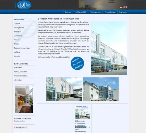 Das Paulin Hotel Trier - Im Herzen Deutschlands ältester Stadt Bild: Das Paulin Hotel Trier - Im Herzen Deutschlands ältester Stadt