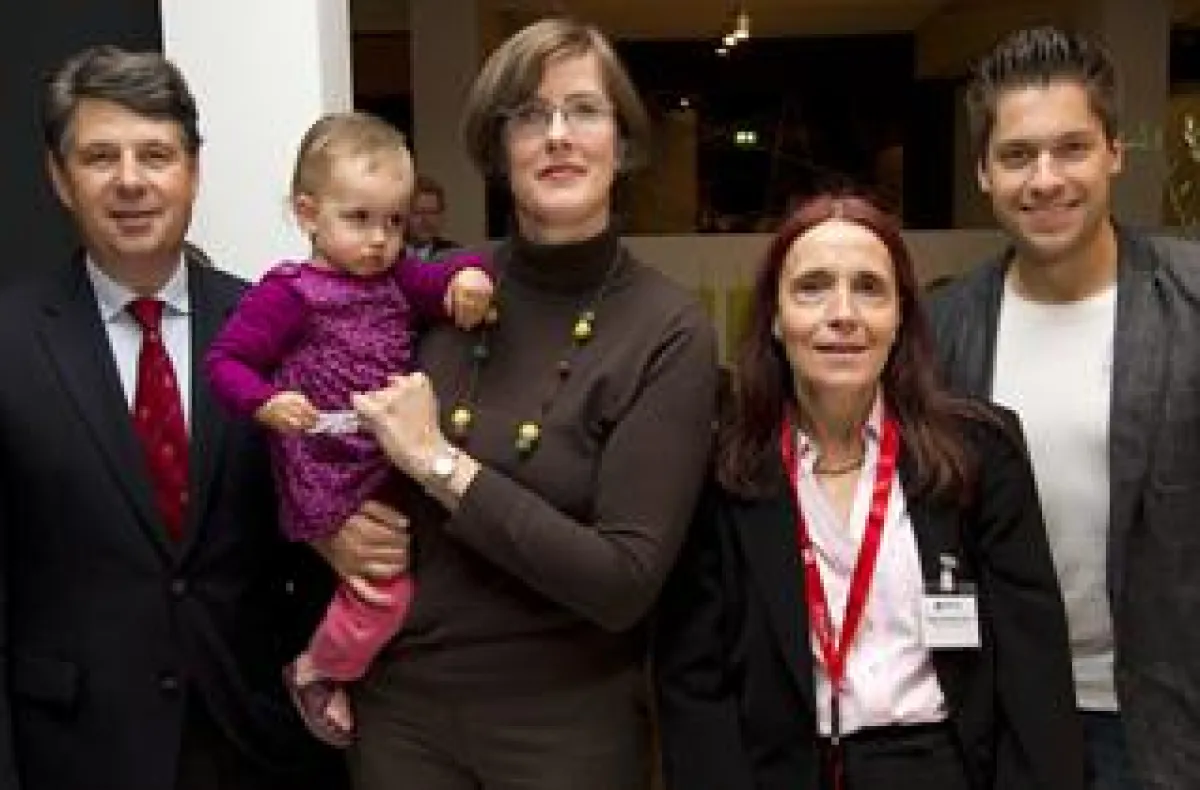 Trafen sich auf der Anuga FoodService in Köln: Hardy R. Voges, Monika Geigle, Dagmar Becker-Tewes und Sebastian Wegener.