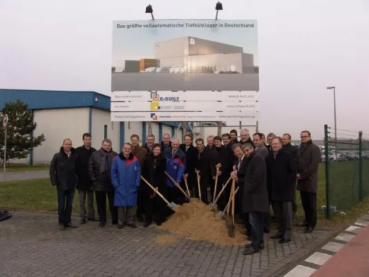 Bild: 90.000 Palettenplätze - Spatenstich für Deutschlands größte Plattform für autom. Tiefkühllogistik