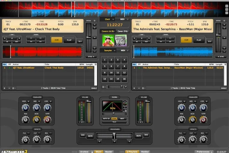 Bild: UltraMixer 3: DJ-Software jetzt mit AutoDJ-Modus, Scratching und Speicherung von Mixen
