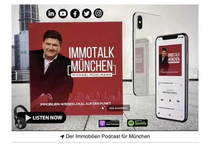 Bild: Immobilien-Podcast München: ImmoTalk München - Der Immobilien-Teilverkauf auf dem Prüfstand
