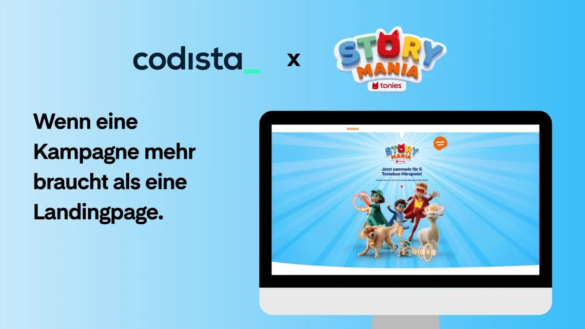 Kampagnen-Website für Migros von Codista