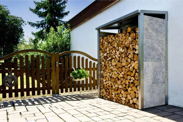 Bild: Ein Kaminholzregal - unendliche Möglichkeiten