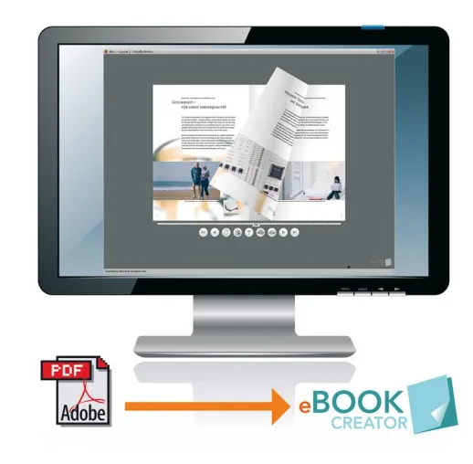 Bild: eBookCreator – Neue Software für blätterbare Flash Online-Publikationen: Installieren, PDF einlesen, fertig